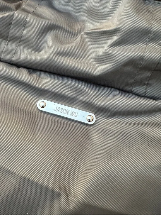 Jason Wu Puffer Hooded Side Zipping Coat Women’s Size XS Grey New - Picture 9 of 9